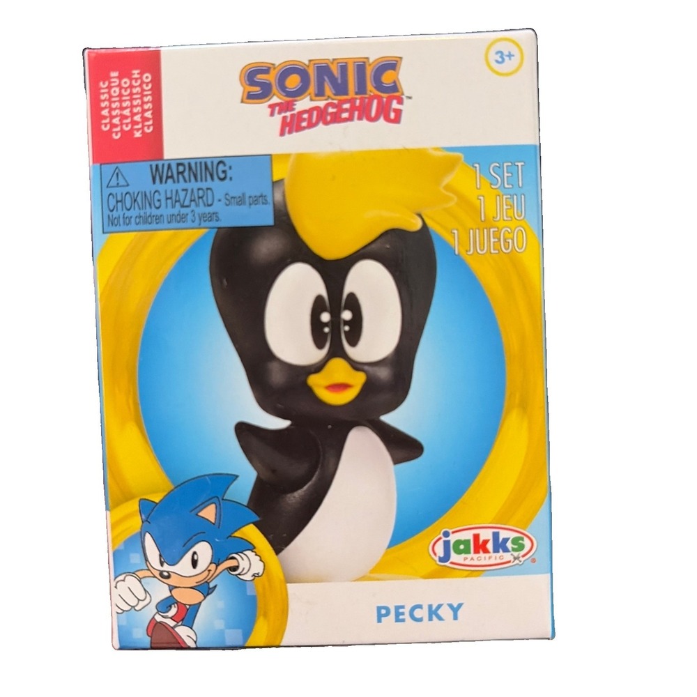 Jakks Pacific Sonic the Hedgehog Classic Pecky Penguin 2.5" Action Figure NIB